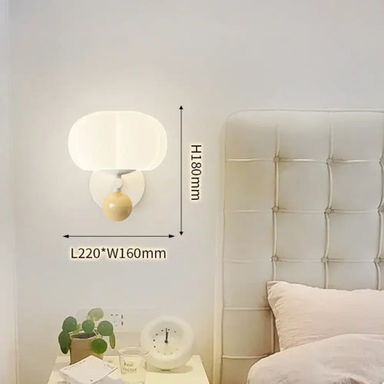 Applique Murale Minimaliste Design Scandinave Élégant Fixation / Gradation En 3 Couleurs Chambre