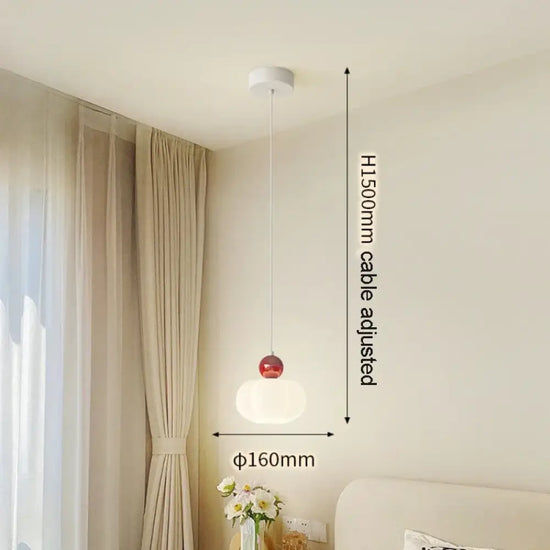 Applique Murale Minimaliste Design Scandinave Élégant Pendentif Cordon 1 / Gradation En 3