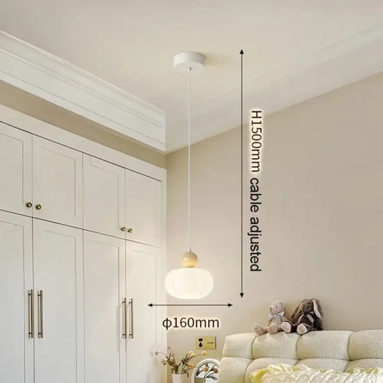 Applique Murale Minimaliste Design Scandinave Élégant Pendentif Cordon / Gradation En 3 Couleurs