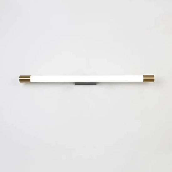 Applique Murale Miroir Élégant Design Contemporain Or / L90Cm X P3 5Cm Blanc Chaud (2700-3500K)