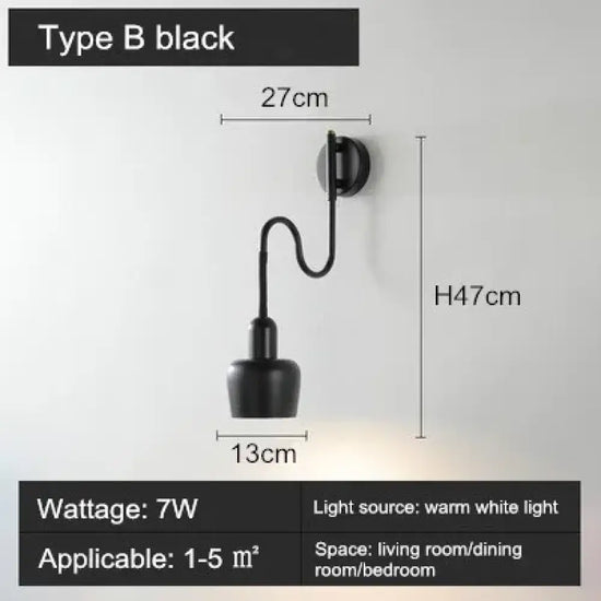 Applique Murale Mobile: Support Ergonomique Lecture Étude Type B Noir / Chine 6-10 W Chambre