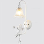 Applique Murale Moderne Ange Lumineux Élégant. Ange Blanc C Chambre