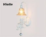 Applique Murale Moderne Ange Musical Chambre. Angel With Violin Chambre