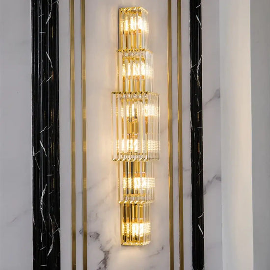 Applique Murale Moderne Cristalline Élégante Luminosité Chambre