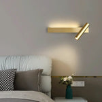 Applique Murale Moderne: Cuivre Élégance Lumineuse. Chambre