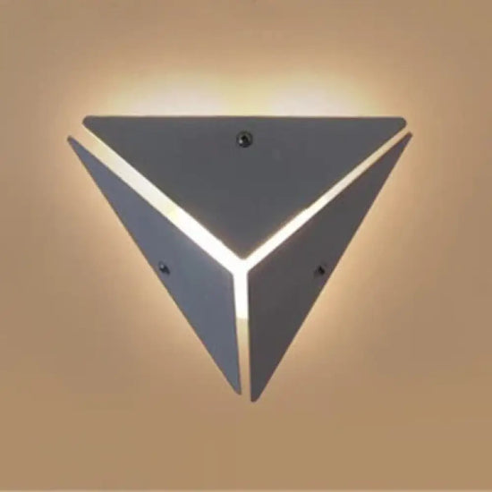 Applique Murale Moderne: Design Audacieux Ambiance Unique Triangle Blanc / Blanc Froid (5500-7000K)