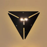 Applique Murale Moderne: Design Audacieux Ambiance Unique Triangle Noir / Blanc Froid (5500-7000K)