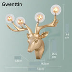 Applique Murale Moderne Design Bois Naturel. Or Chambre