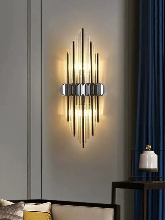 Applique Murale Moderne Design Élégant Cristaux. Chambre