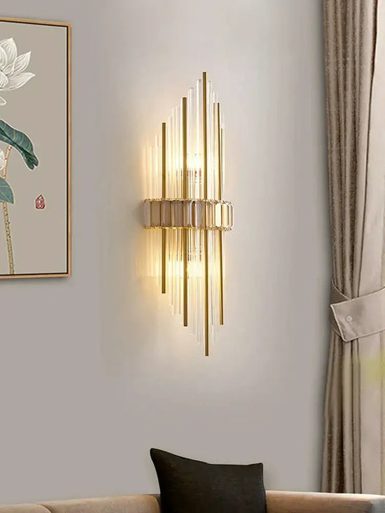 Applique Murale Moderne Design Élégant Cristaux. Chambre