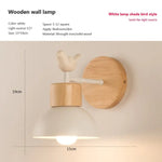 Applique Murale Moderne Design Élégant Métal Blanc Avec Oiseau / Froid (5 500-7 000 K).