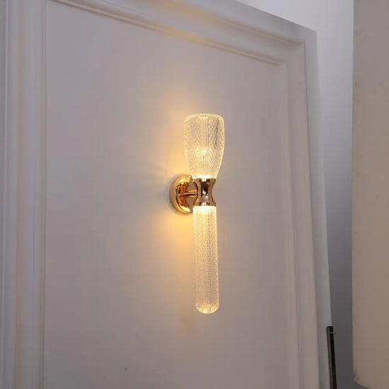 Applique Murale Moderne Design Élégant Métal Doré Chambre