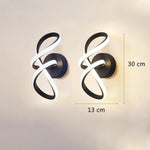 Applique Murale Moderne Design Épuré Led 2Pc-8 / Lumière Chaude Chambre