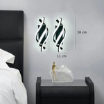 Applique Murale Moderne Design Épuré Led 2Pc-H / Lumière Chaude Chambre