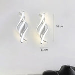 Applique Murale Moderne Design Épuré Led 2Pc-W / Lumière Chaude Chambre