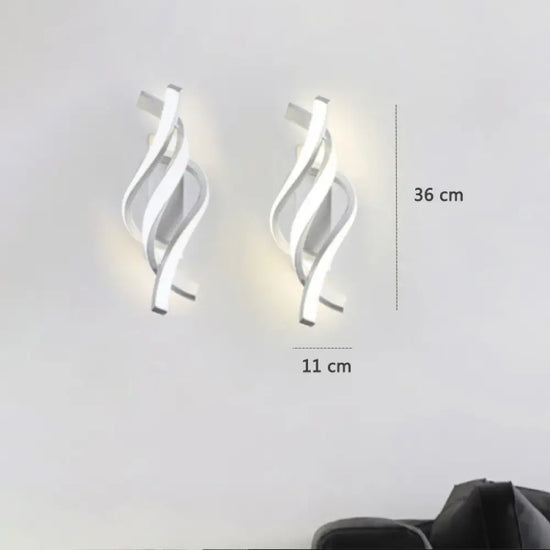 Applique Murale Moderne Design Épuré Led 2Pc-W / Lumière Chaude Chambre