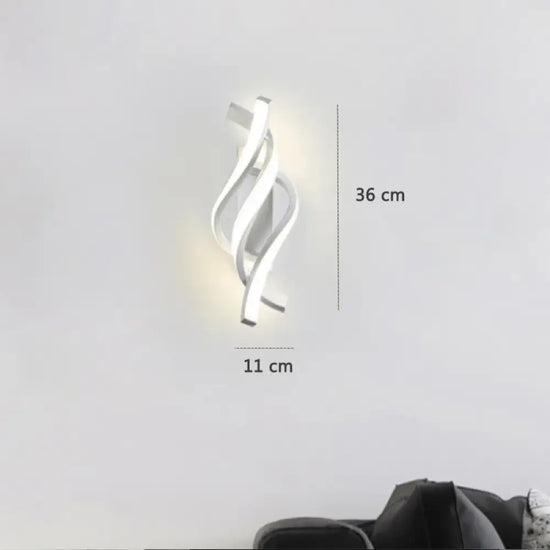Applique Murale Moderne Design Épuré Led B1 / Lumière Chaude Chambre