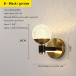Applique Murale Moderne Design Lumineux Chaleureux Or De Type B / Blanc Chaud Applique Chambre
