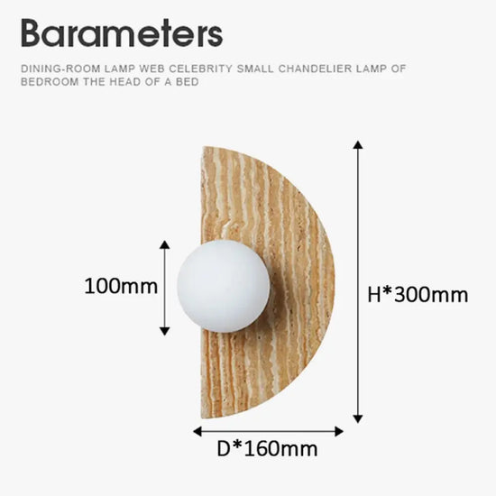 Applique Murale Moderne Design Lunaire Élégante Chambre