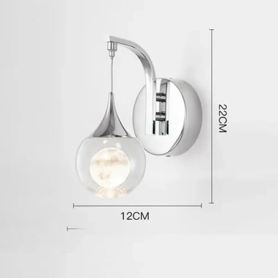 Applique Murale Moderne Élégante Cristal Scandinave E / Chine Lumière Neutre Chambre