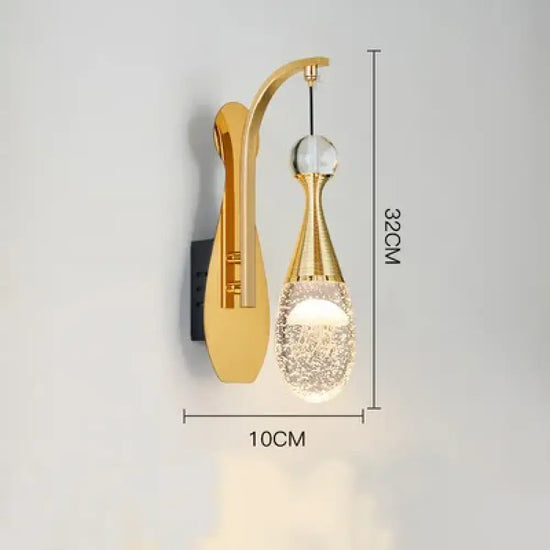 Applique Murale Moderne Élégante Cristal Scandinave Je / Chine Lumière Neutre Chambre