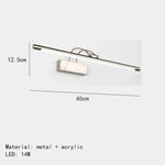 Applique Murale Moderne Élégante Design Led Intégrée 65Cm-Argent / Lumière Blanche Chambre