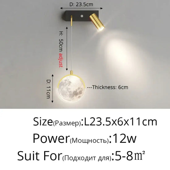 Applique Murale Moderne Élégante Lumière Contemporaine. Style B L23 5X6Cm / Blanc Naturel (3