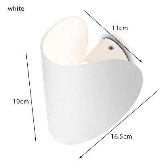 Applique Murale Moderne Luminaire Design Élégant Blanc Chambre