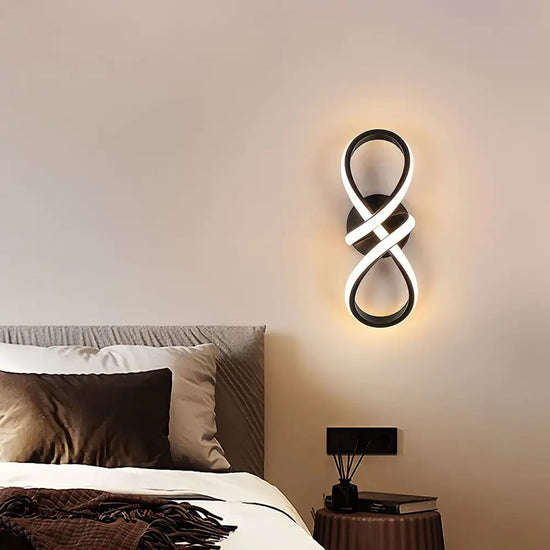 Applique Murale Moderne Noire | Salon Couloir Et Chambre À Coucher Applique