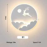 Applique Murale Modernes Design Céleste Lumineux B1 / Lumière Chaude Chambre