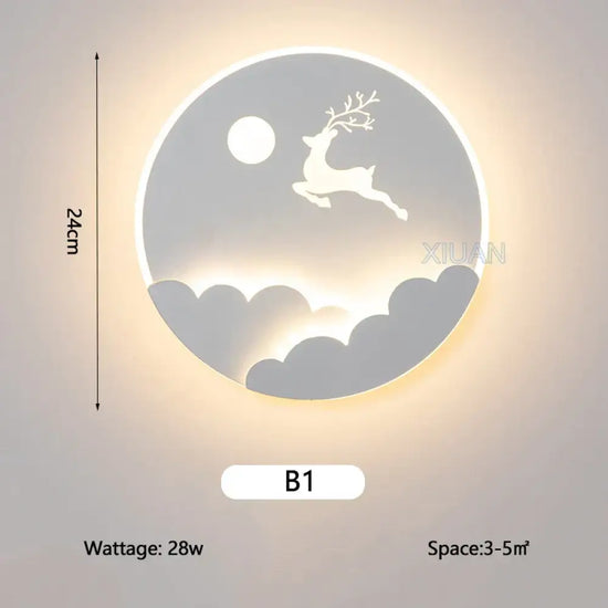 Applique Murale Modernes Design Céleste Lumineux B1 / Lumière Chaude Chambre