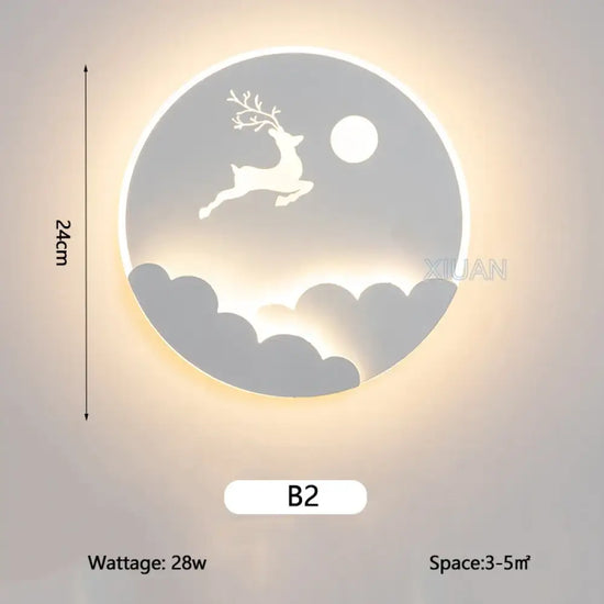 Applique Murale Modernes Design Céleste Lumineux B2 / Lumière Chaude Chambre
