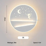Applique Murale Modernes Design Céleste Lumineux H / Lumière Chaude Chambre