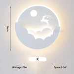 Applique Murale Modernes Design Céleste Lumineux K / Lumière Chaude Chambre