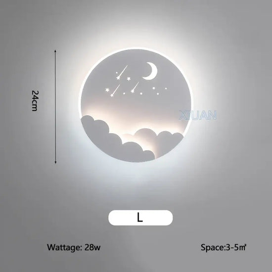 Applique Murale Modernes Design Céleste Lumineux L / Lumière Chaude Chambre