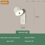 Applique Murale Nordique Design Élégant Minimaliste Blanc Naturel / 7W Chambre