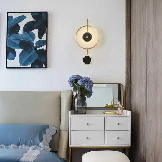 Applique Murale Nordique Design Élégant Minimaliste. Chambre