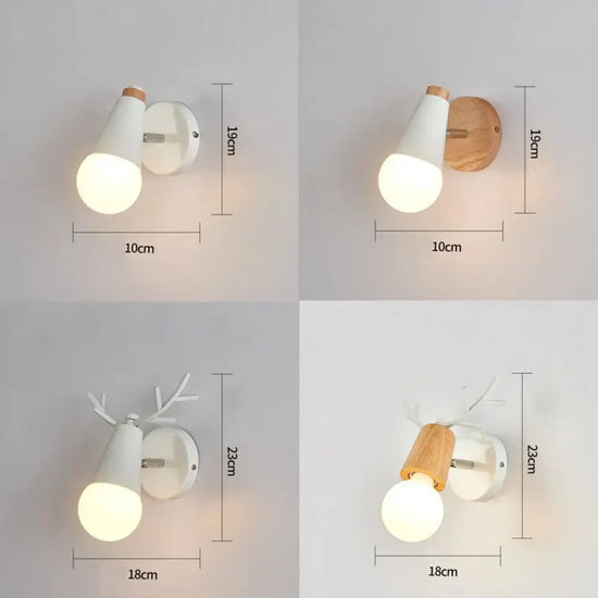 Applique Murale Nordique Design Minimaliste Élégante Applique Chambre