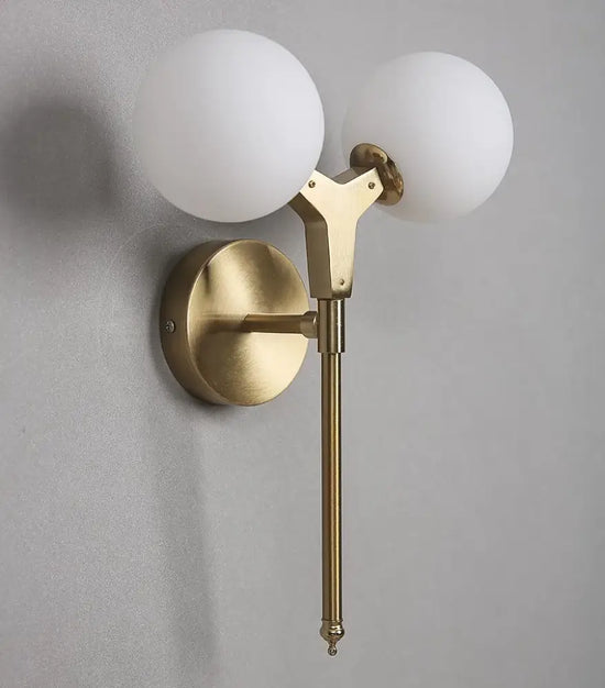 Applique Murale Nordique Double Élégance Lumineuse Design. Chambre