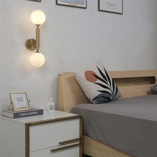 Applique Murale Nordique Élégante Et Minimaliste. Chambre