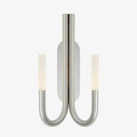 Applique Murale Nordique Élégante Luminaire Vintage Minimaliste Argent Chambre