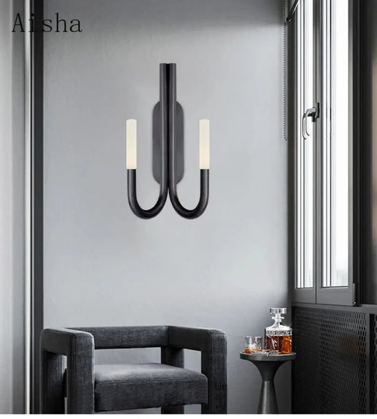 Applique Murale Nordique Élégante Luminaire Vintage Minimaliste Chambre