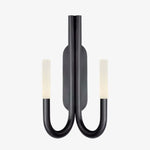 Applique Murale Nordique Élégante Luminaire Vintage Minimaliste Noir Chambre