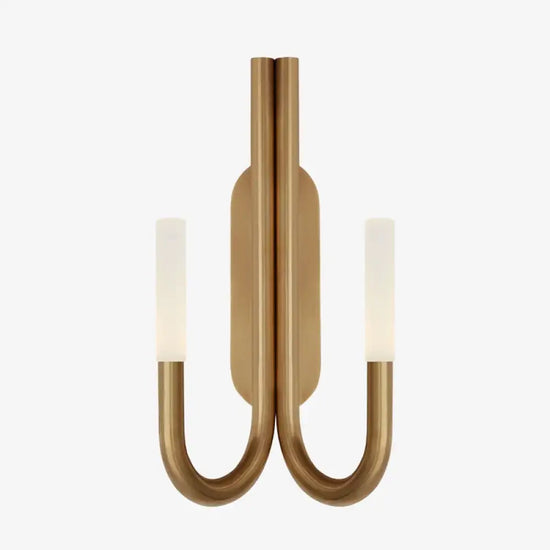 Applique Murale Nordique Élégante Luminaire Vintage Minimaliste Or Chambre