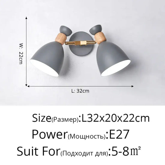 Applique Murale Nordique Élégante Minimaliste Design B Gary L32X20Cm / Blanc Chaud (2700-3500K)