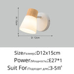 Applique Murale Nordique Élégante Minimaliste Design Style A 1 Tête / Blanc Froid (5 500-7 000