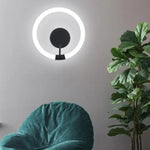 Applique Murale Nordique Élégante Minimaliste Lumineuse. Noir / Lumière Tricolore Applique Chambre