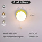 Applique Murale Nordique Lumière Design Élégante B Vert / 3 Température De Couleur Chambre