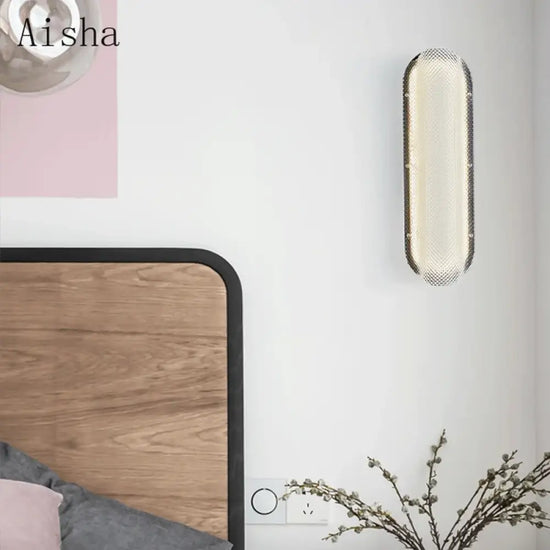 Applique Murale Nordique Lumière Design Minimaliste. Chambre