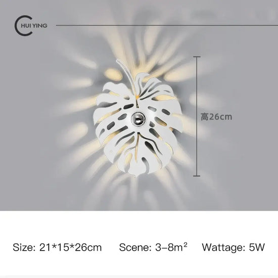 Applique Murale Nordique Luminaire Design Épuré. B-Blanc-Petit / 3 Couleurs Chambre